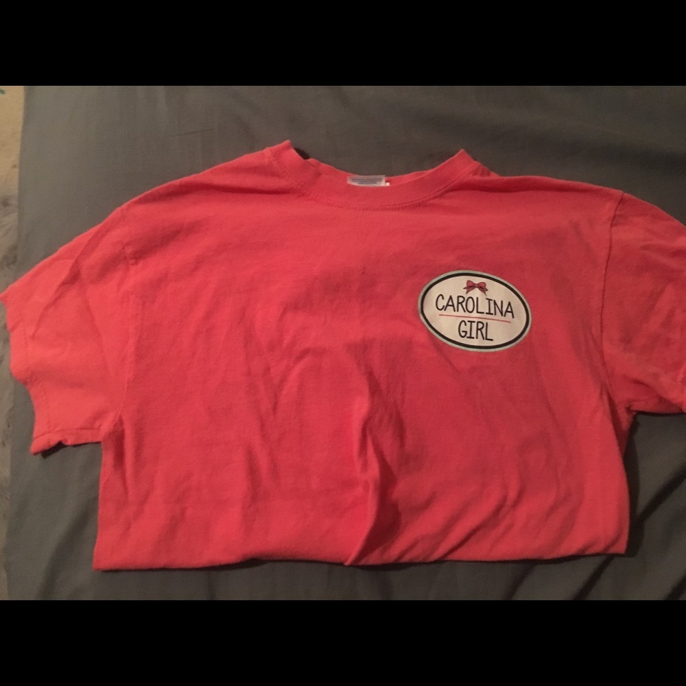 Caroline Girl shirt coral